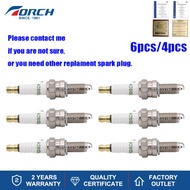 4-6PCS Screw Terminal Spark Plugs TORCH B8RTC-9 Replace for 90527/MR8E-9 6607/CPR8EB-9 2306/CPR8EA-9