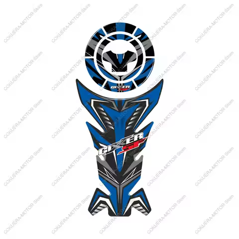 For Gixxer Sf 150 250 Motorcycle Decals Gas Cap Cover Stickers 3D Epoxy Resin Sticker Tank Pad Prote