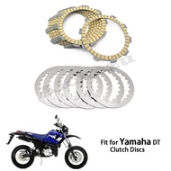 Motorcycle Clutch Kit Steel Friction Plates Set for Yamaha DT125 DT200 DT230 TDR125 TZR125 SDR200 YF
