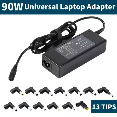 90W Universal AC Adapter Laptop Charger Replacement For Dell HP Acer Asus Lenovo Toshiba Samsung Son
