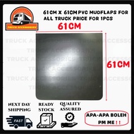 61CM X 61CM PVC MUDFLAPS FOR ALL TRUCK PRICE FOR 1PCS GOOD QUALITY