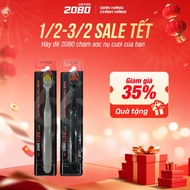 Toothbrush with Wide Brush Super Soft Bristle 2080 6-LINE