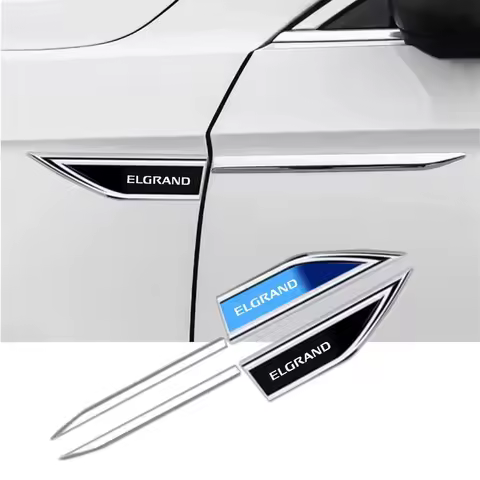 Car Body Protective Sticker Car Fender Side Blade Stainless Steel Decal For Nissan Elgrand E50 E51 E