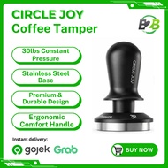CIRCLE JOY Calibrated Coffee Tamper Flick 51mm 30lbs Constant Pressure Stainless Steel CJ-YF03