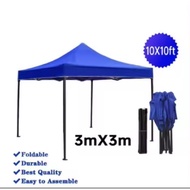 3M X 3M Full Set Canopy Folding Champing Camp Tent Kanopi Bazar Khemah Payung Pasar Malam Canopy Lipat Canvas