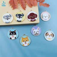 Japanese tag dog poodle series accessories accessories alloy earring pendant key chain