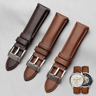 For Fossil Fashion Genuine Leather Men Quick Release Watch Strap Fs4735 Fs4812 Me3052 3054 24 22mm N