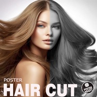 BARBERSHOP HAIR CUTTING POSTER 18Y