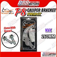 MAGIC BOY Caliper Pump P8 P8-II P34 Caliper Bracket 2 POT Front Brake Caliper CNC Y15 Y16 RS150 LC13