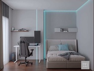 kamar set kitchen set  lemari pakaian becdrop tv partisi