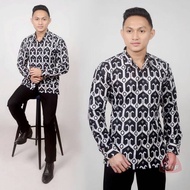 Long Sleeve Batik Shirt For Men Kbp 232