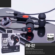 CLAIYDREAM HEADSET PM-02 JBL HF SUPER BASS MUSIC AUDIO EARPHONE