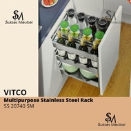 SS 20740 SM VITCO / MULTIPURPOSE STAINLESS STEEL RACK MERK VITCO