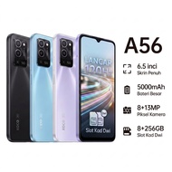 OPPO A56 5G | 8GB+256GB | Skrin 6.5" | Bateri 5000mAh | Kamera Utama 13MP & Selfie 8MP