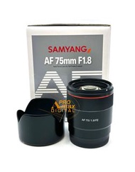 全新現貨✅Samyang AF 75mm F1.8 FE Telephoto Lens for Sony E (水貨) (Brand New) 長焦自動鏡頭 A1 A7C A7 III A7R IV A7S A7III A7II II