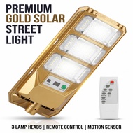 [Ready Stock] Lampu Jalan Solar 3 Kepala Kalis Air Sensor Remote