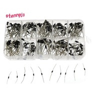 [stennpj1]200Pcs 10 Values Rectifier Diode Assorted Kit 1N4001 1N4002 1N4003 1N4004 1N4005 1N4006 1N
