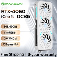 MAXSUN การ์ดจอ RTX 4070 4060TI 4060 3060 3060TI 3050 3070 GPU NVIDIA การ์ดเกมส่วนประกอบคอมพิวเตอร์เดสก์ท็อป