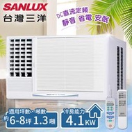 【台灣三洋SANLUX】6-8坪定頻窗型冷氣(220V電壓)。左吹式/SA-L41FE(含基本安裝)