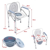 เก้าอี้นั่งถ่าย แสตนเลส สุขภัณฑ์เคลื่อนที่ สุขาคนป่วย ส้วมผู้ป่วย ส้วมคนแก่ ส้วมเคลือนที่ แข็งแรงที่สุด รุ่น AA228 jimile