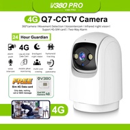 V380 PRO Cctv Q7 Smart 4G Camera CCTV Home Security Camera 360° HD 1080P Wifi CCTV Indoor Night Visi