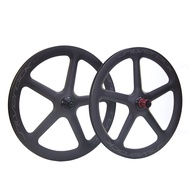 SILVEROCK Five Spoke Carbon Wheels 16in Plus 349 20in 451 406 Disc Brake Centerlock for Fnhon Minive