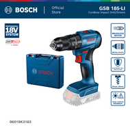 BOSCH GSB 185-LI Professional สว่านกระแทกไร้สาย 18V Brushless (รหัส 06019K3183)