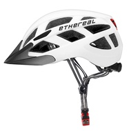 Ethereal Bicycle Helmet with Rear LED Lights [CE &amp; CPSC safety standard] Black M