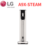 【LG 樂金】A9X-STEAM  蒸氣濕拖無線吸塵器自動集塵-雪霧白(純運送)