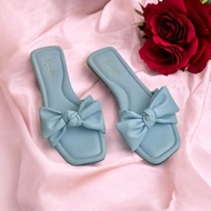 Nhene Women's Flat Sandals with Foam Ribbon, Synthetic Leather, Anti-Slip, 1 cm, Comfortable to the 