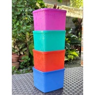 Square round 880ml tupperware