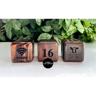 MARRIAGE TABLE CARD 6X6CM - LUXI DECOR WORKSHOP