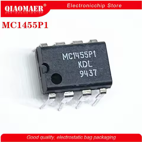 10PCS/LOT MC1455P1 MC1455 1455P DIP-8
