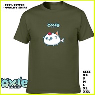 ♞AXIE INFINITY CUTE AXIE WHITE MONSTER SHIRT TRENDING Design Excellent Quality T-SHIRT (AX10)