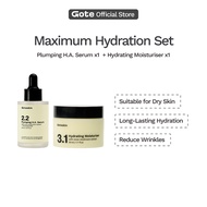 Gote Maximum Hydration Set - Moisturizer | Plumping H.A Serum | Hyaluronic Acid | Ceramide | Anti Ag