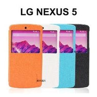--庫米--ROCK  LG Nexus 5 D820 卓系列超薄側翻皮套 開窗皮套 保護套