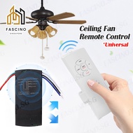 【SG】Smart Universal Ceiling Fan Remote Control 3-Speeds & Timings Wireless Control with Receiver for