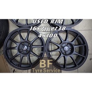 2pcs Tc105n 16x7 4x100 used rim