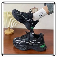 Aadine New รองเท้าใบผู้หญิง รองเท้าผ้าใบแฟชั่น งานสีดำล้วนสวย รองเท้าใส่ทำงาน หนังนิ่ม งานเบา เสริมส