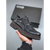 Ecco Walking Sports Shoes Lightweight Cowhide Breathable Running Shoes Wear-Resistant Anti-Slip Cush