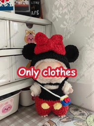 new Labubu The Monsters Mickey Mouse Costume Doll Clothes High Quality 1:1 Replica Vinyl Face Doll A