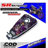 SATRIA FU 150 - 2018 TANK STICKER ANTI-FADE SATRIA FU TANK STICKER CODE SR.001