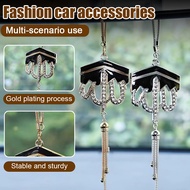 Unobstructed Minimalist View Fashion Frame Decor Multi Scene Gold Pendant Car