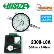 [READY STOCK] INSIZE DIAL INDICATOR WITH LUG BACK 10mm x 0.01mm (STANDARD MODELS) 2308-10A