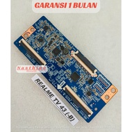 MESIN PCB TCON TV T CON TV REALME TV 43 (TYPE -B) AS SHOWN IN THE PICTURE 100% Original WARRANTY TCO