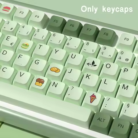 XDA Profile PBT keycaps Matcha ISO Enter 7U Spanish French Korean Brazilian Japanese Russian keycap 