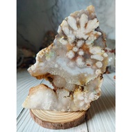 [Stars] Natural Sakura Agate Raw Ore Ornaments Water Drop Pendant/Amethyst Cave Amethyst