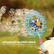 Windmill Bubble Stick Bubble Water Wand Soap Bottle Toy Kids Mainan Air Sabun Bubble Wand