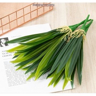 FREEWOODIEGI Artificial Orchid Leaf Long Orchid Leaf Phormium Leaves Latex Artificial