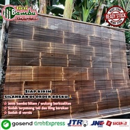 Tira Bambu/Krey Bambu Kulit Hitam/Bambu Wulung Sudah Di Vernis